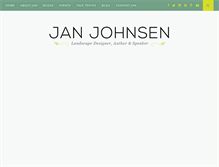 Tablet Screenshot of janjohnsen.com